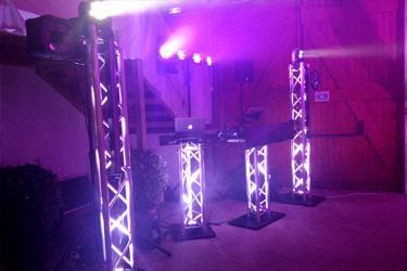 Installation de mariage
